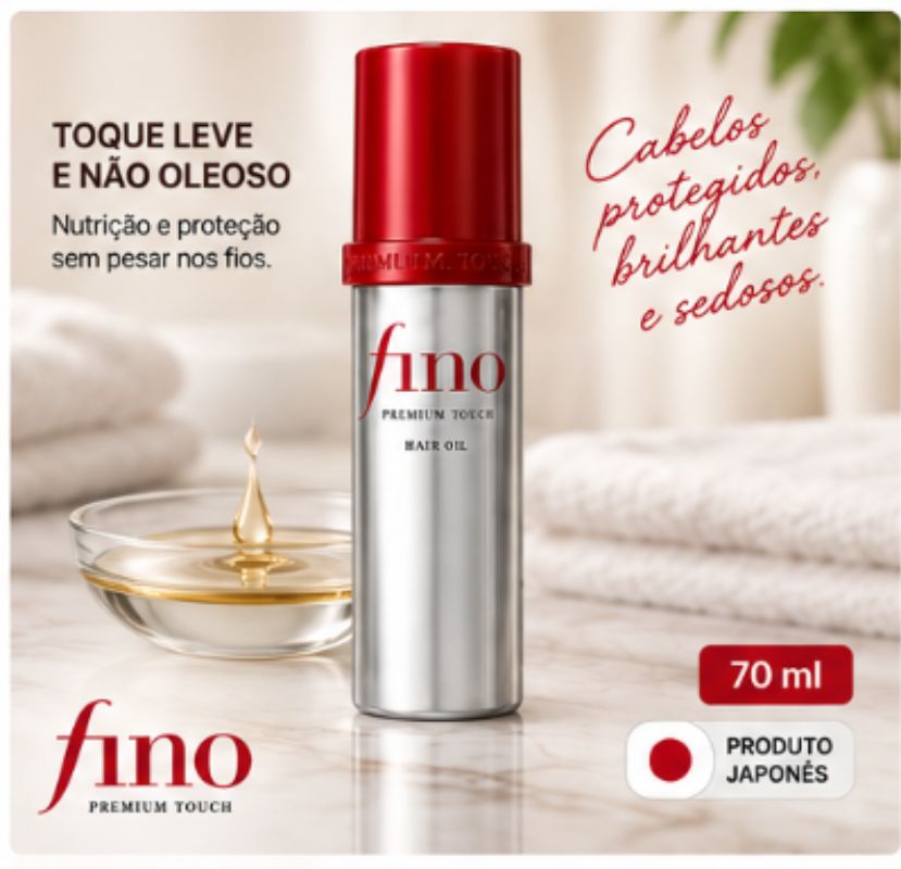 Fino Premium Touch Hair Oil – Óleo Capilar 70 ml 🇯🇵