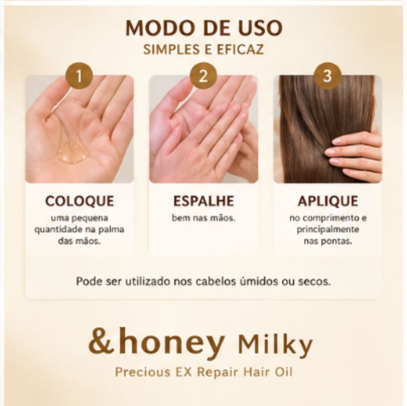 &honey Milky Precious EX Repair Hair Oil 100ml 🇯🇵