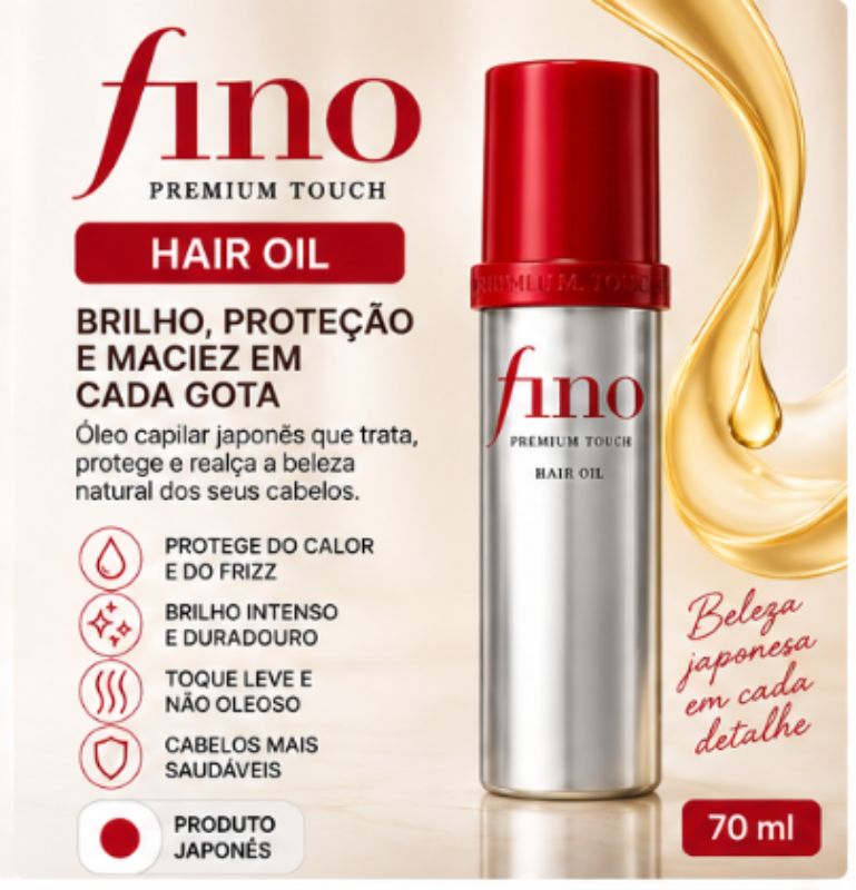 Fino Premium Touch Hair Oil – Óleo Capilar 70 ml 🇯🇵