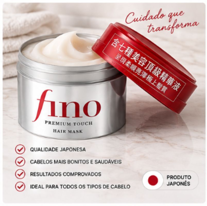 Fino Premium Touch Hair Mask – Máscara Capilar 230 g 🇯🇵