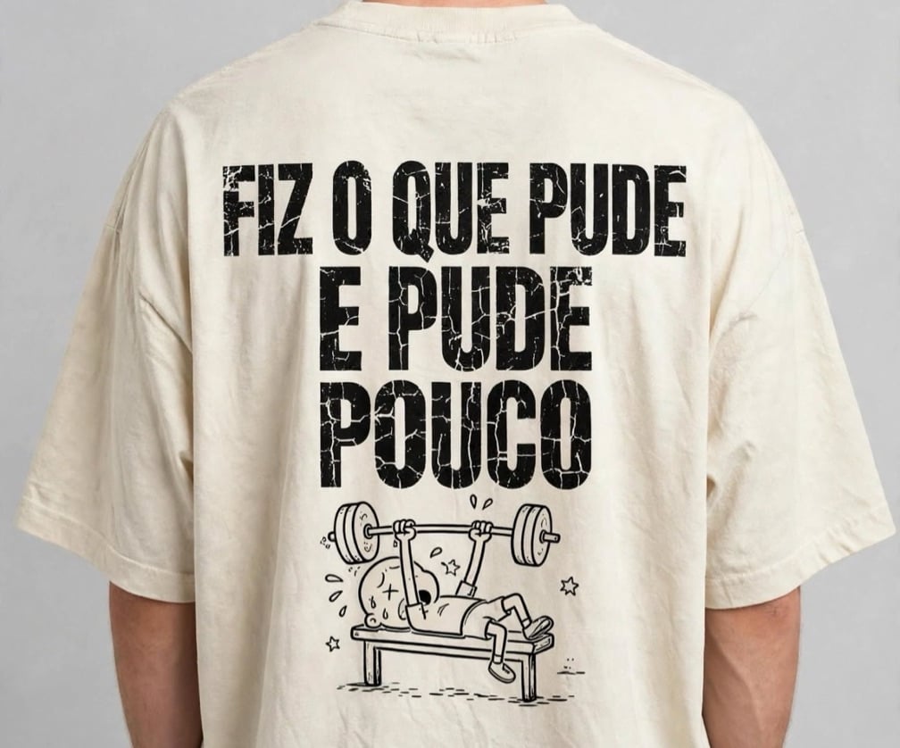 Fiz o que pude e pude pouco