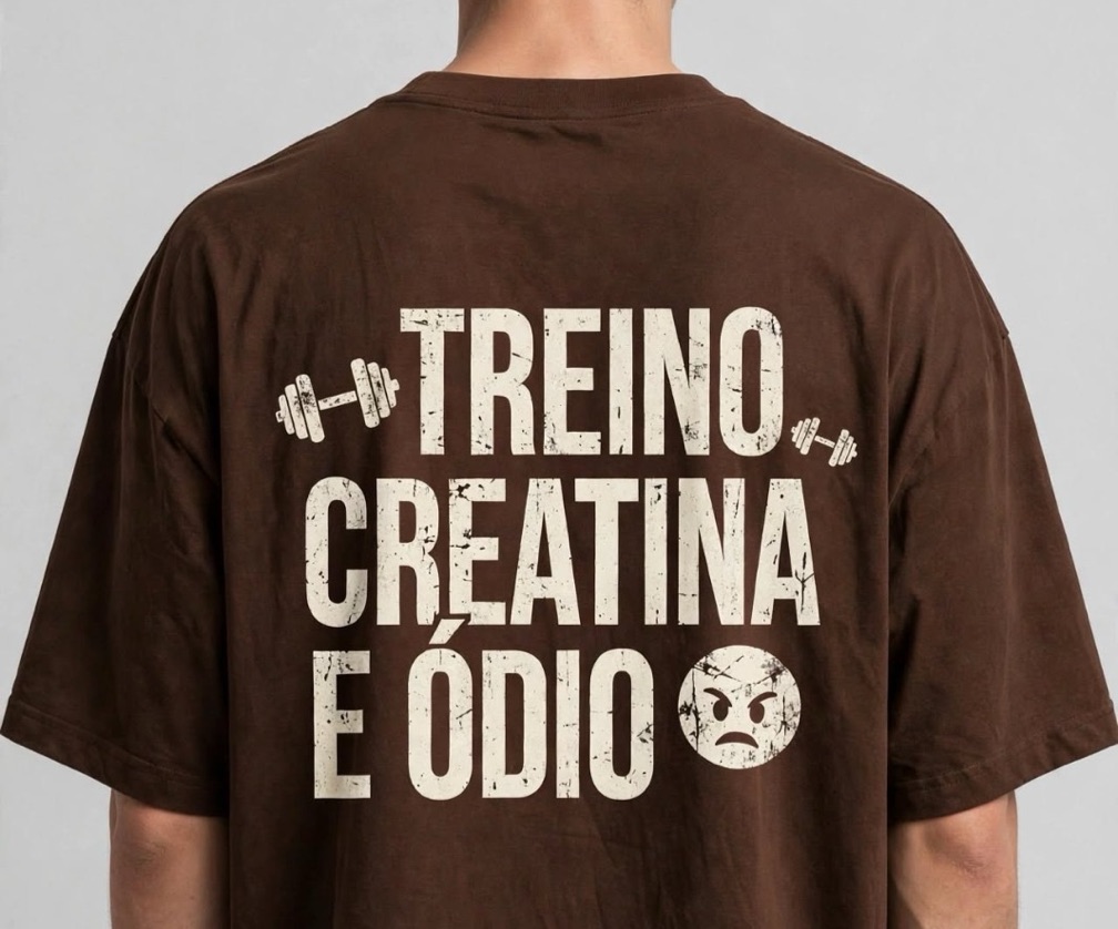 Treino, creatina e ódio