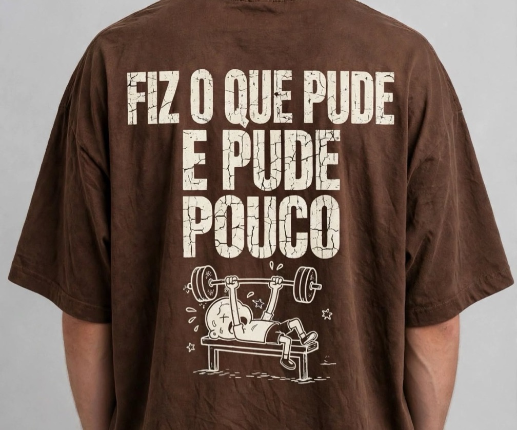Fiz o que pude e pude pouco