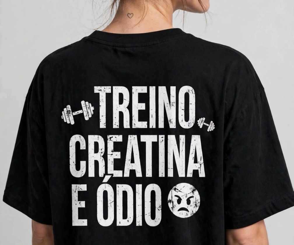 Treino, creatina e ódio