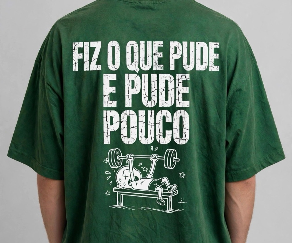 Fiz o que pude e pude pouco