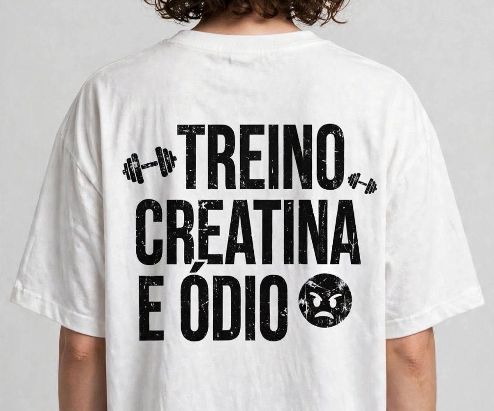 Treino creatina e ódio