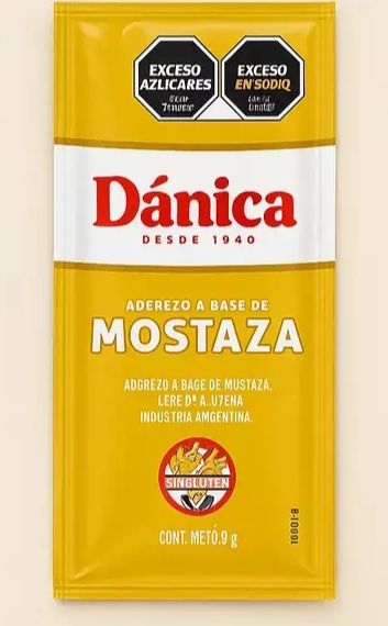 Aderezo Mostaza Dánica 9g x 192 sob