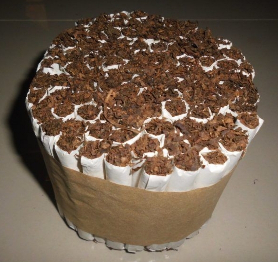 MAPACHO (100 Uds) 9cm. NICOTINA FRESCA ROLLO DE TABACO RUSTICA