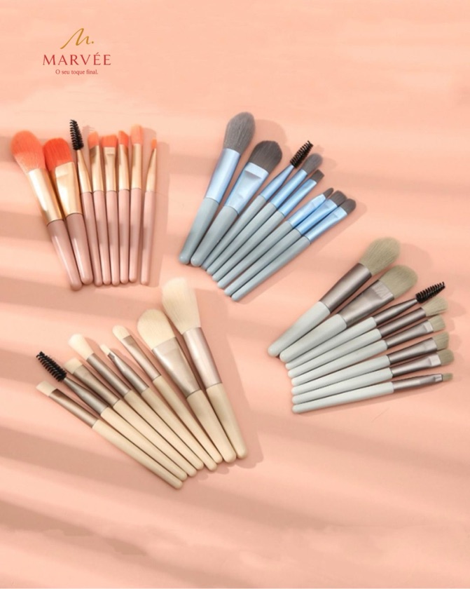 Kit com 8 Mini Pincéis