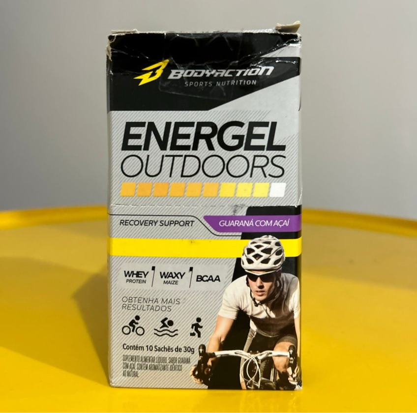ENERGEL OUTDOORS CAIXA 10 SACHES/ SEM CAFEÍNA
