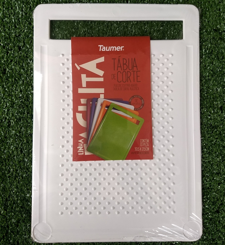 Tábua de Corte Plastica Branca