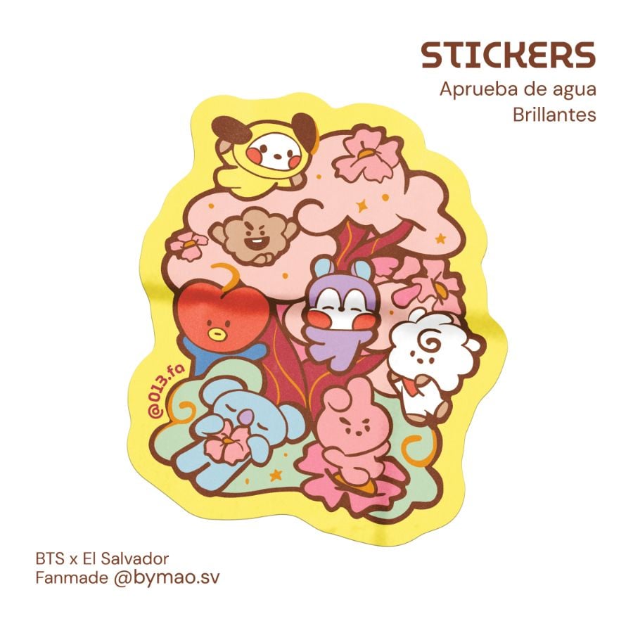 Bitilishuat Sticker Amarillo • Brillante