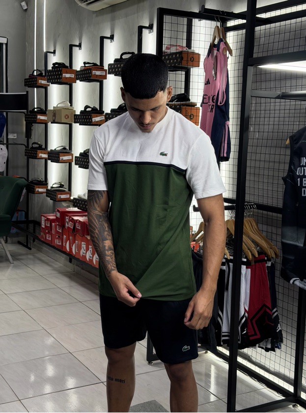 KIT IMPORTADO LACOSTE GARROS 🇵🇪 - ATACADO