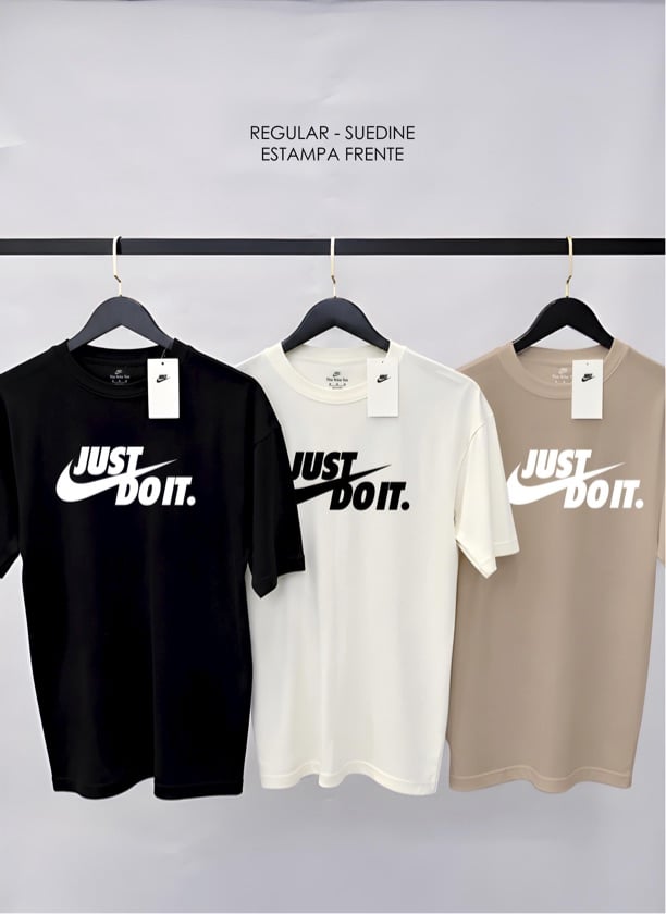 Camisa suedine NK just do it 🌐 - ATACADO