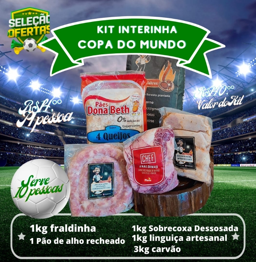 KIT CHURRASCO FRALDINHA
