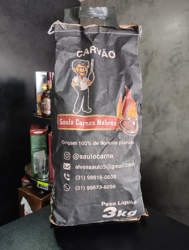 CARVÃO BRASAS ACESAS