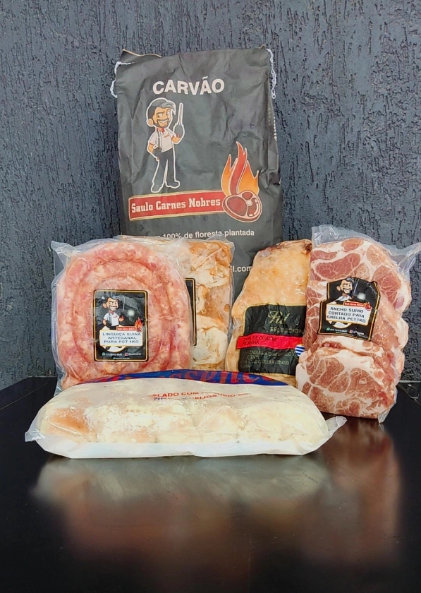 KIT CHURRASCO COM PICANHA