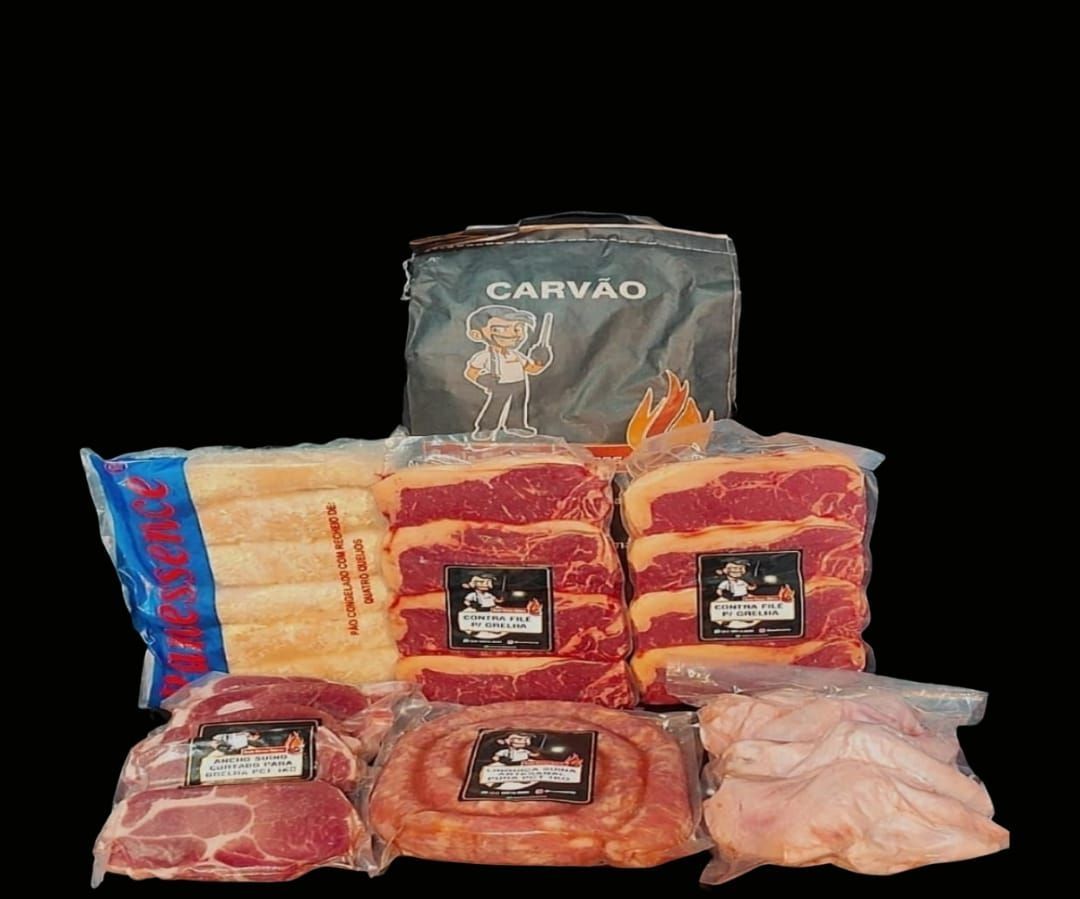 KIT CHURRASCO COM 2KG CONTRA FILÉ