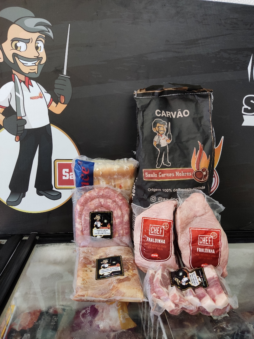 KIT CHURRASCO COM 2 FRALDINHAS