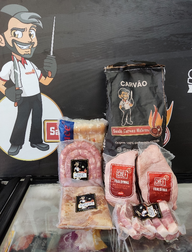 KIT CHURRASCO COM 2 FRALDINHAS
