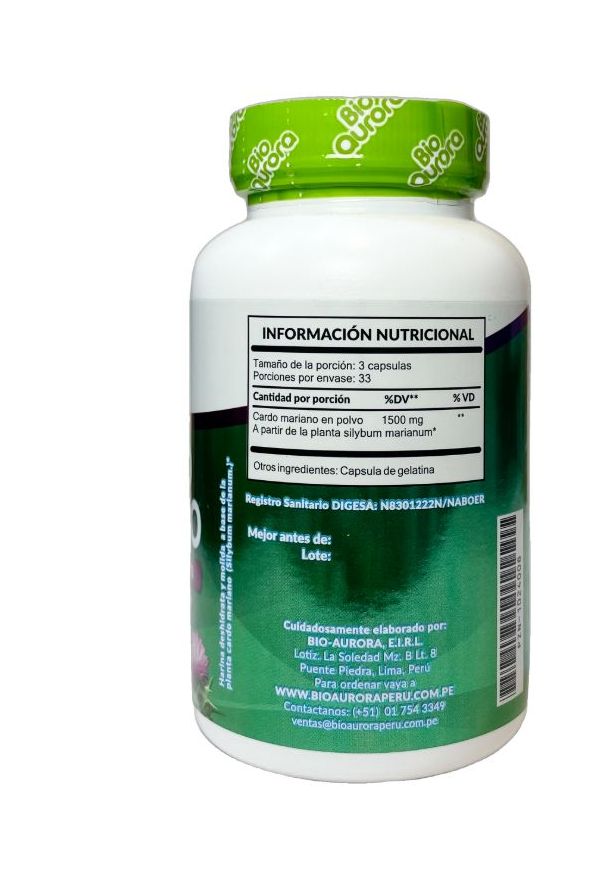 CARDO MARIANO 100 CAP (bioaurora)