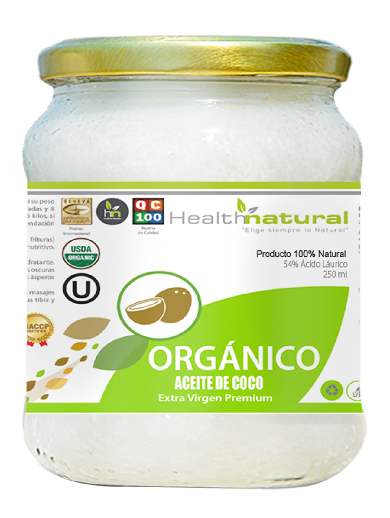 ACEITE DE COCO 500g (health natural)