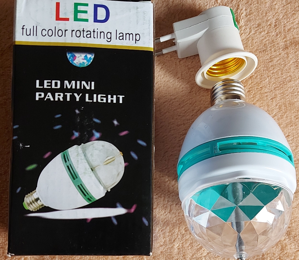 Lâmpada colorida globinho