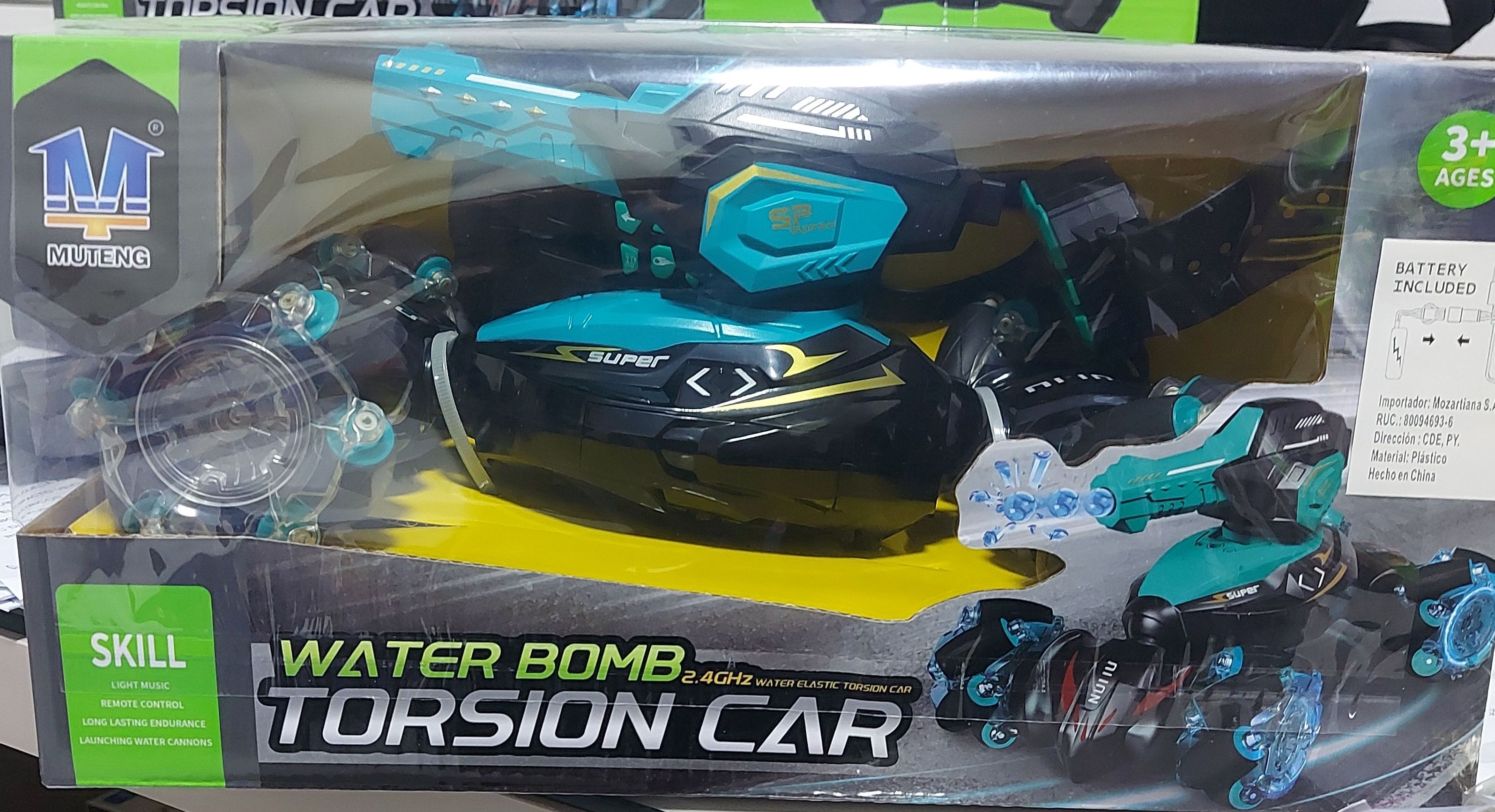 Carrinho com controle por pulseira ou manual