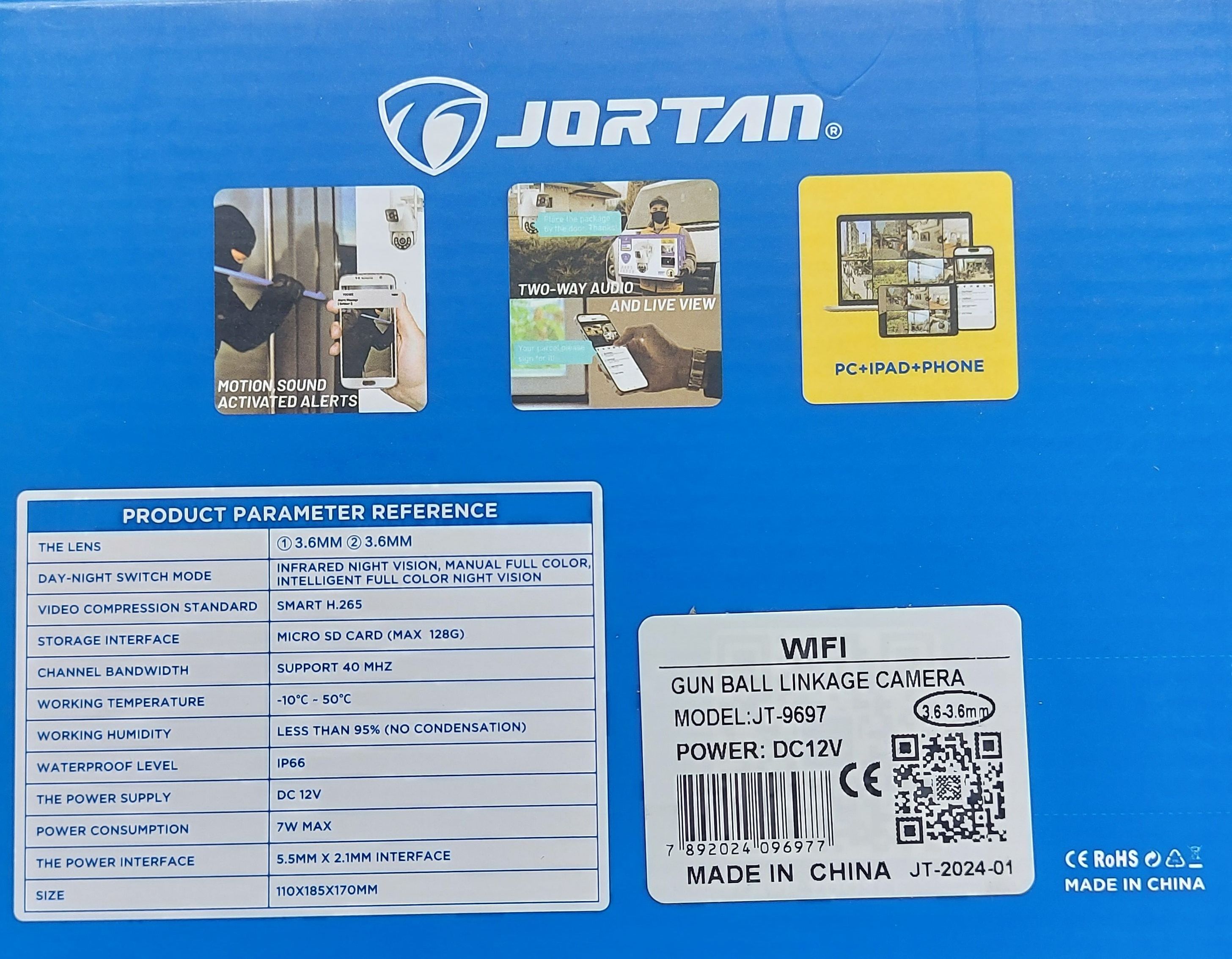 Câmera IP Externa modelo JT-9697