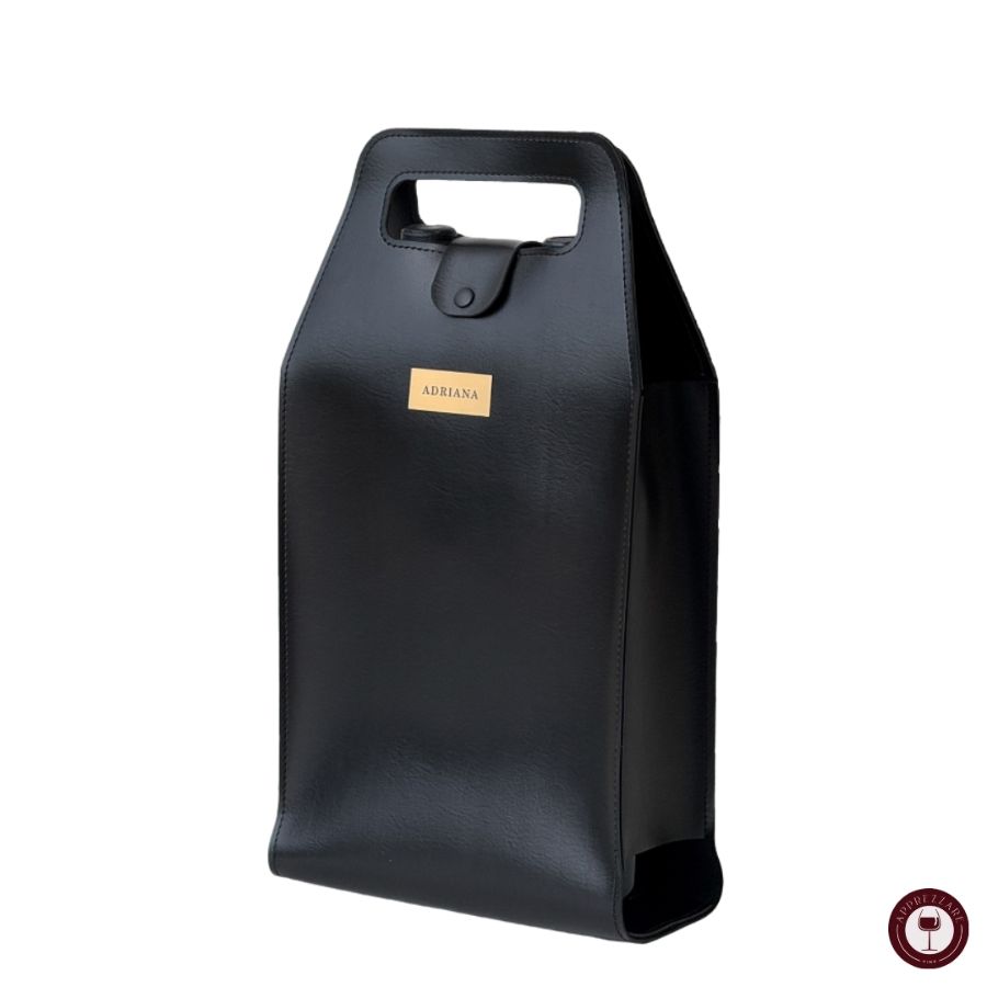 Embalagem para Vinho Personalizada Preto