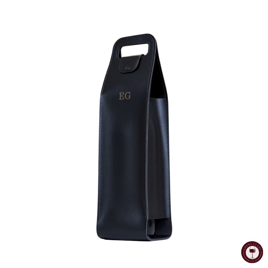 Embalagem para Vinho Personalizada Preta