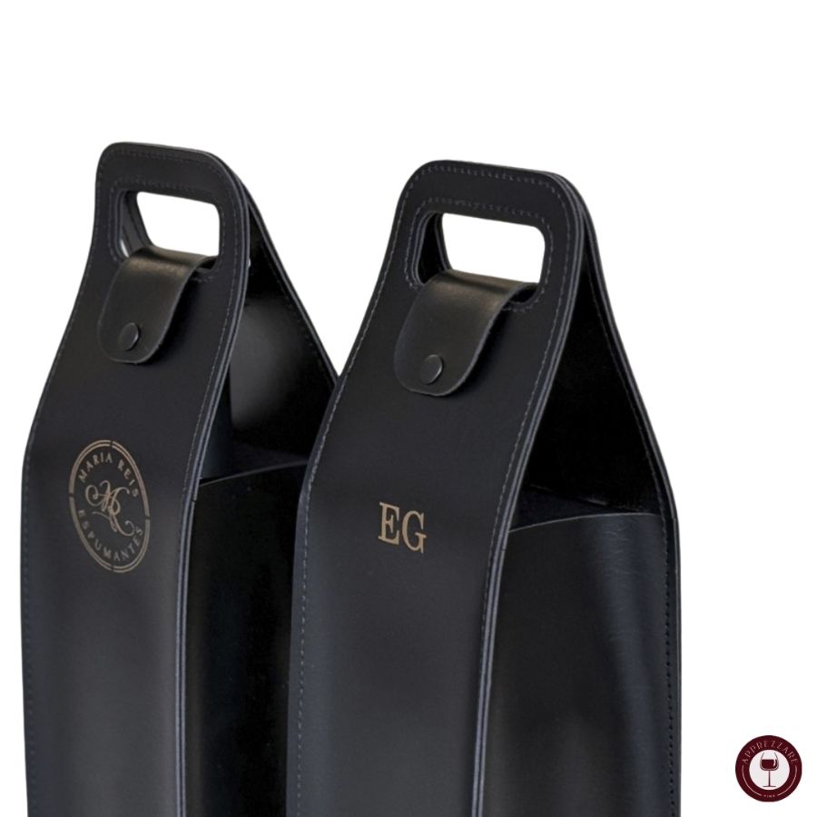 Embalagem para Vinho Personalizada Preta