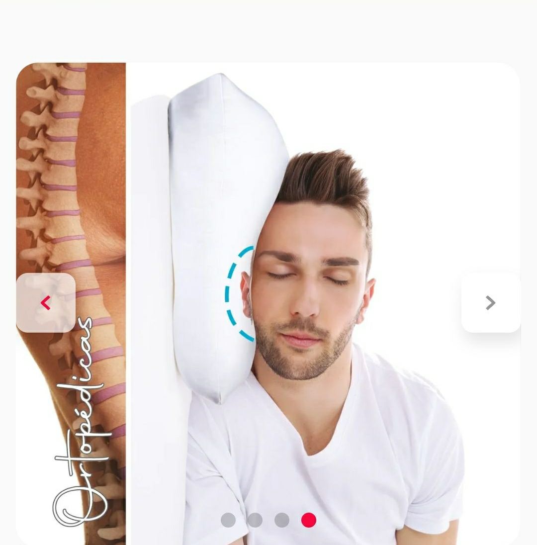 Ortopédica par de almohadas