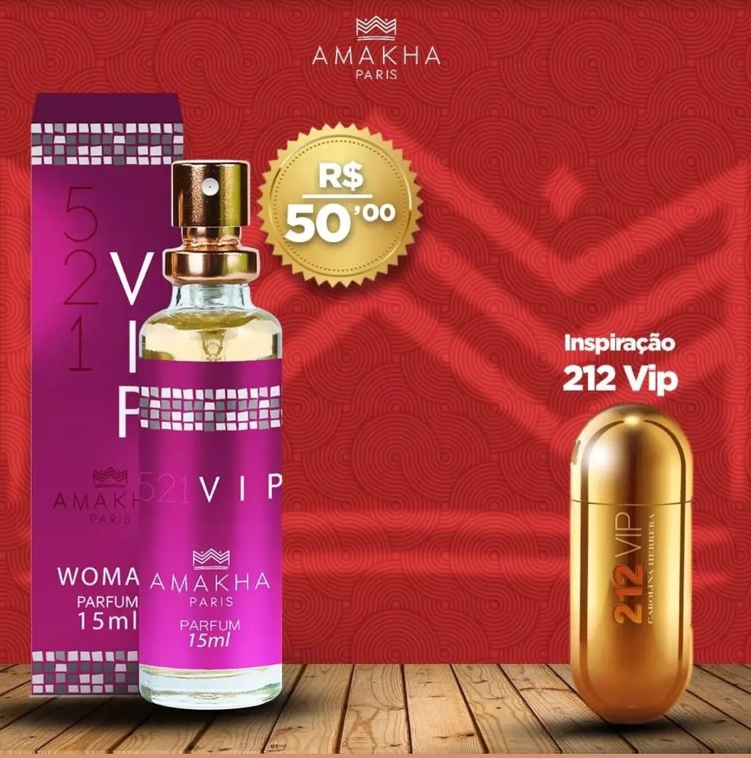 521 Vip Parfum 15ml - Feminino