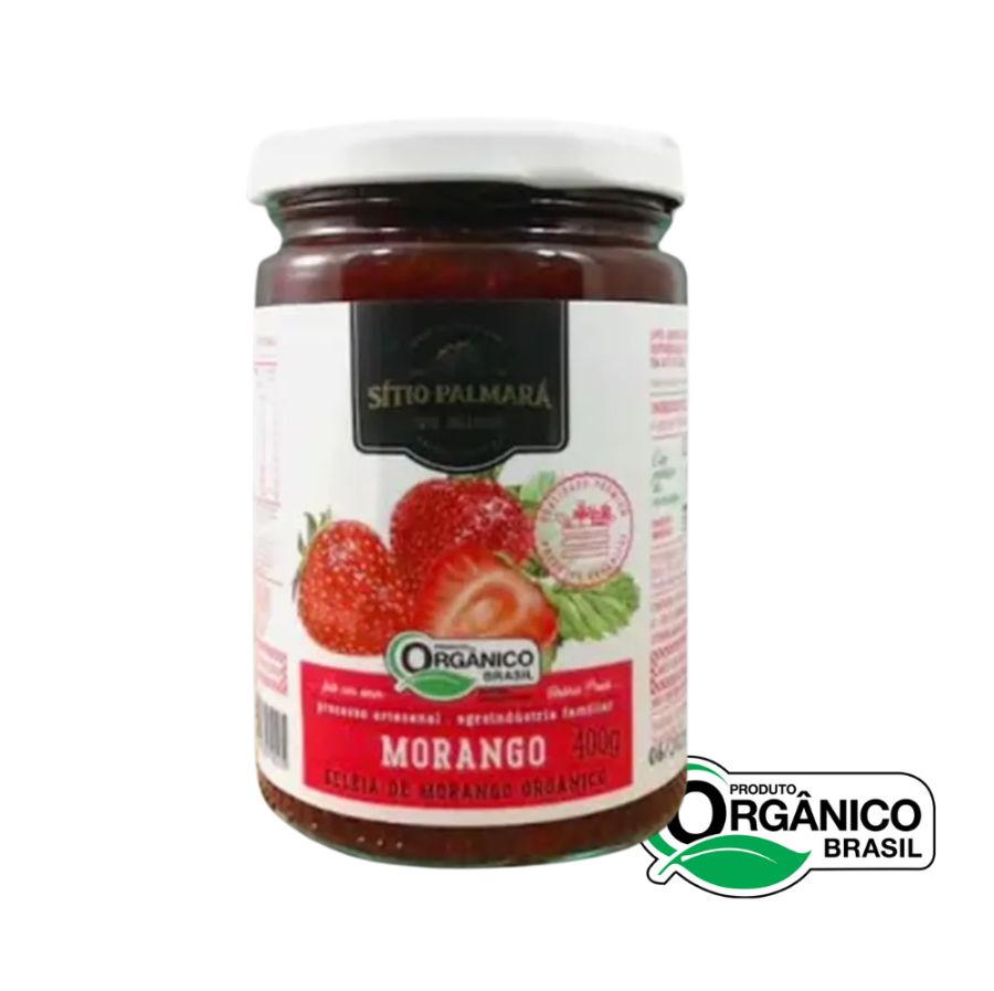 Geleia de morango sem açúcar orgânica 400g