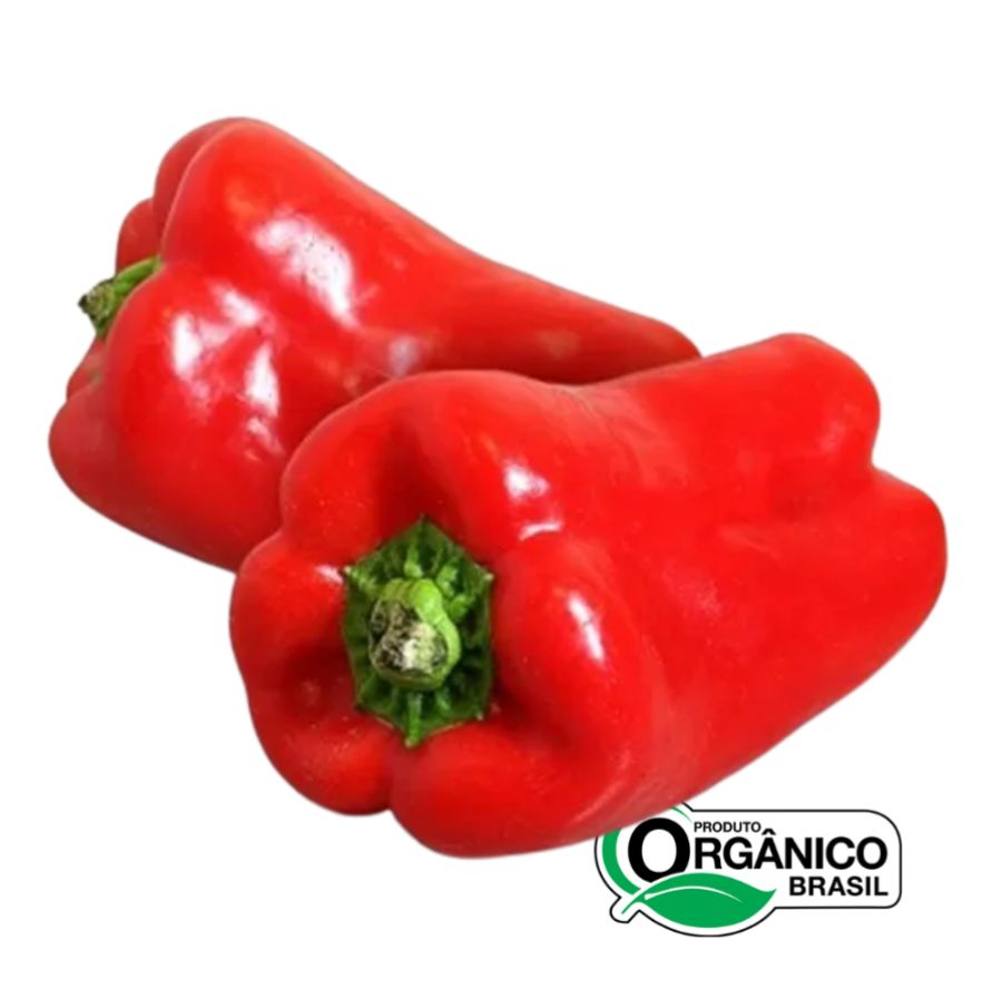 Pimentão vermelho orgânico