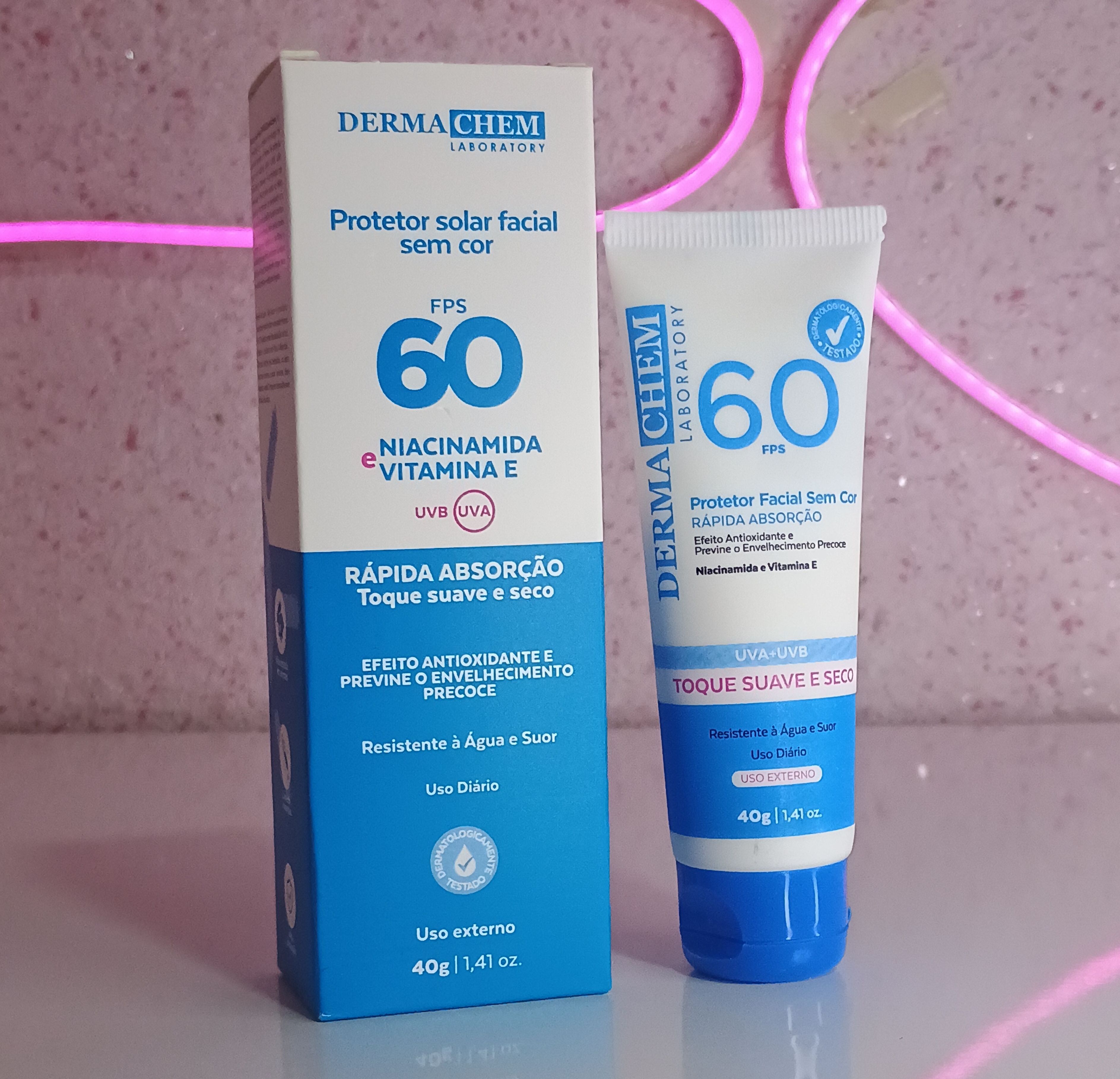 Protetor Solar Toque seco FPS 60 - Dermachem