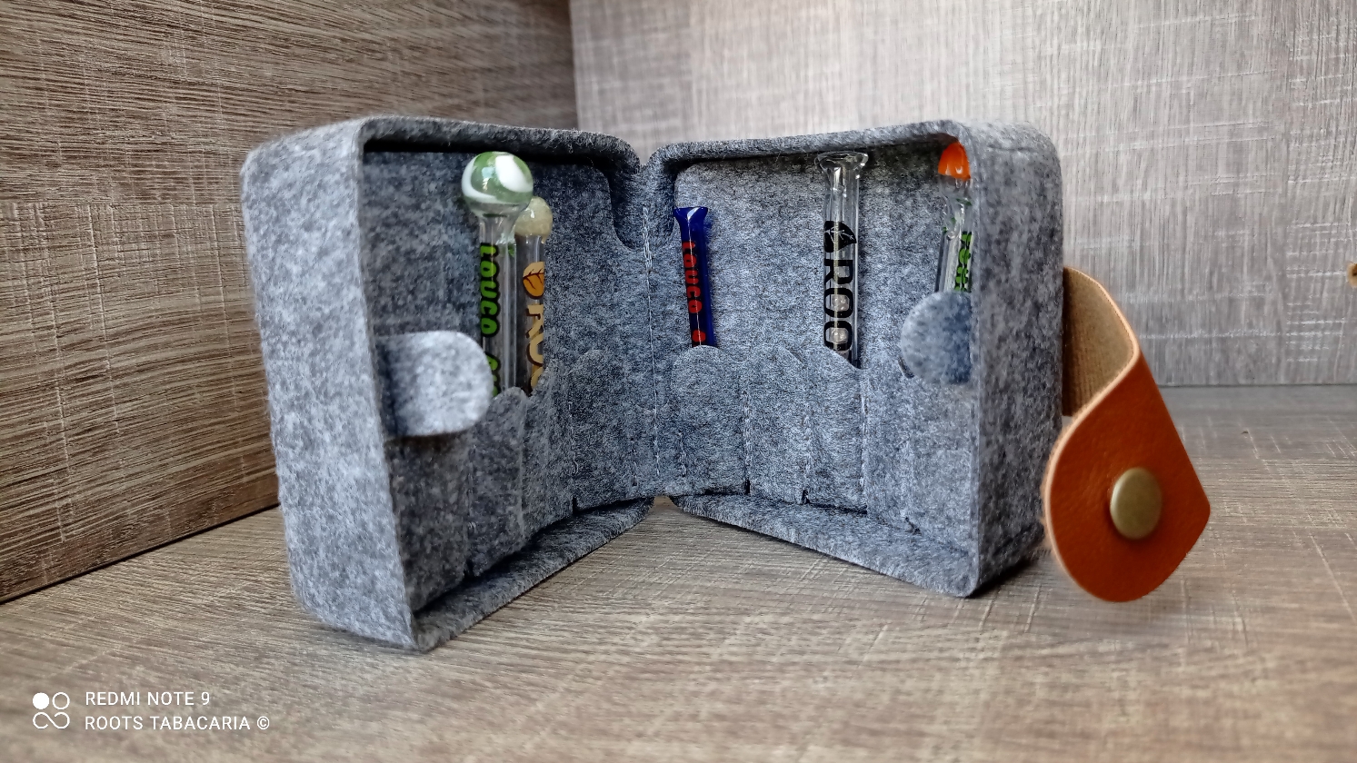 Estojo Porta Piteira de Vidro Quip Supply