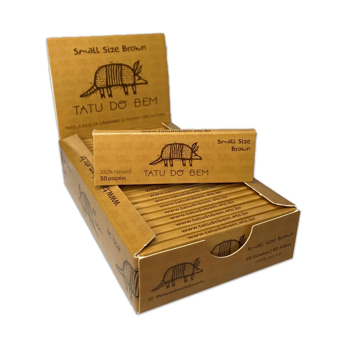 Seda Small Size Brown Tatu do Bem