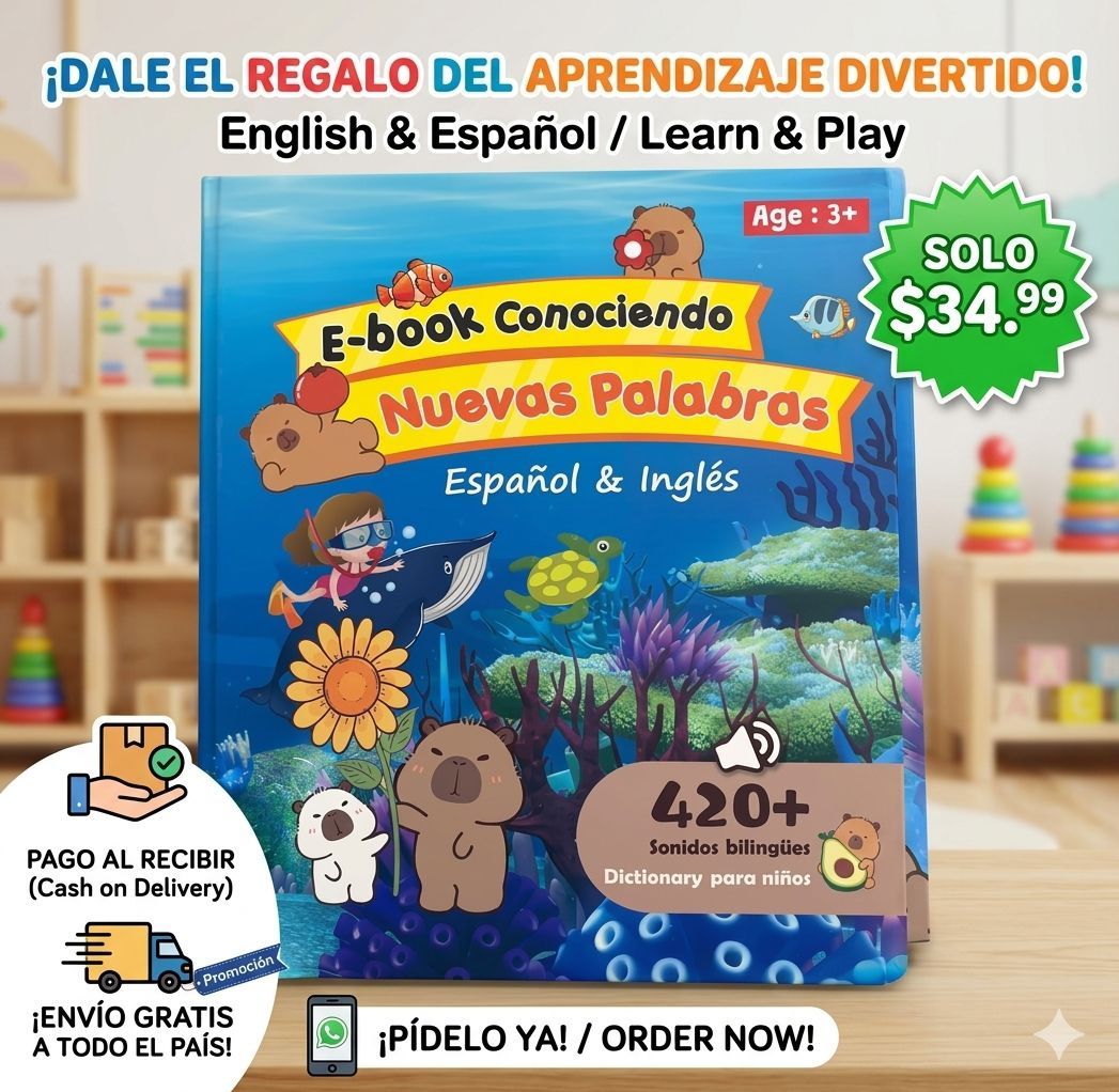LIBRO INTERACTIVO TACTIL BILINGÜE