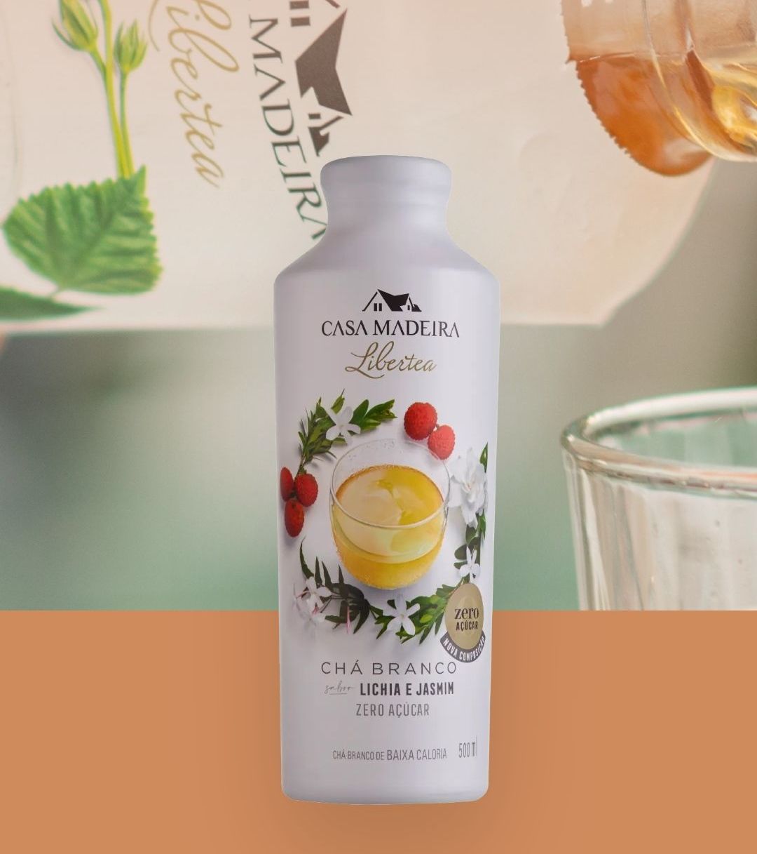 Chá Branco Lichia e Jasmim Zero Açúcar