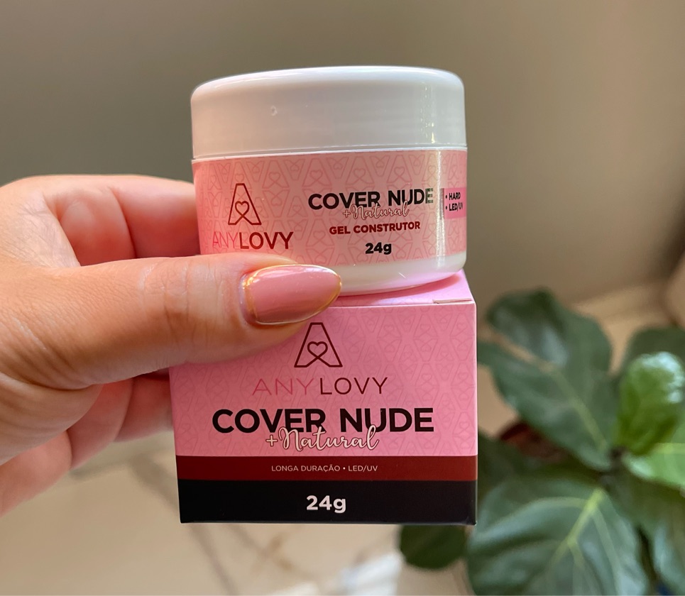 (ESGOTADO) Gel construtor Any Love autonivelante 24g COVER NUDE +NATURAL