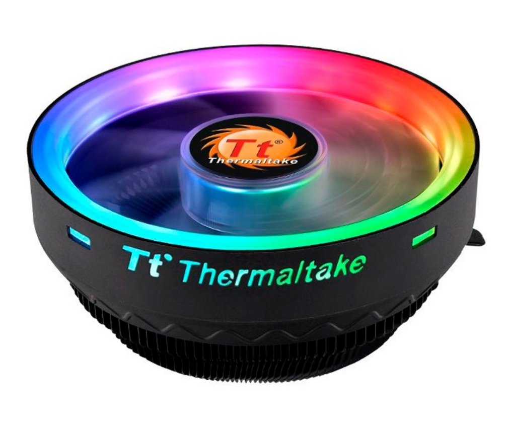 ENFRIADOR DE CPU THERMALTAKE UX100 ARGB LIGHTING, COMPATIBLE CON AMD/INTEL.