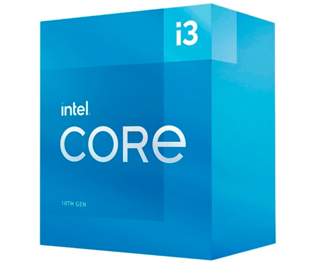 PROCESADOR INTEL CORE I3-10105, 3.70 / 4.40 GHZ, 6 MB CACHÉ L3, LGA1200, 65W, 14 NM.