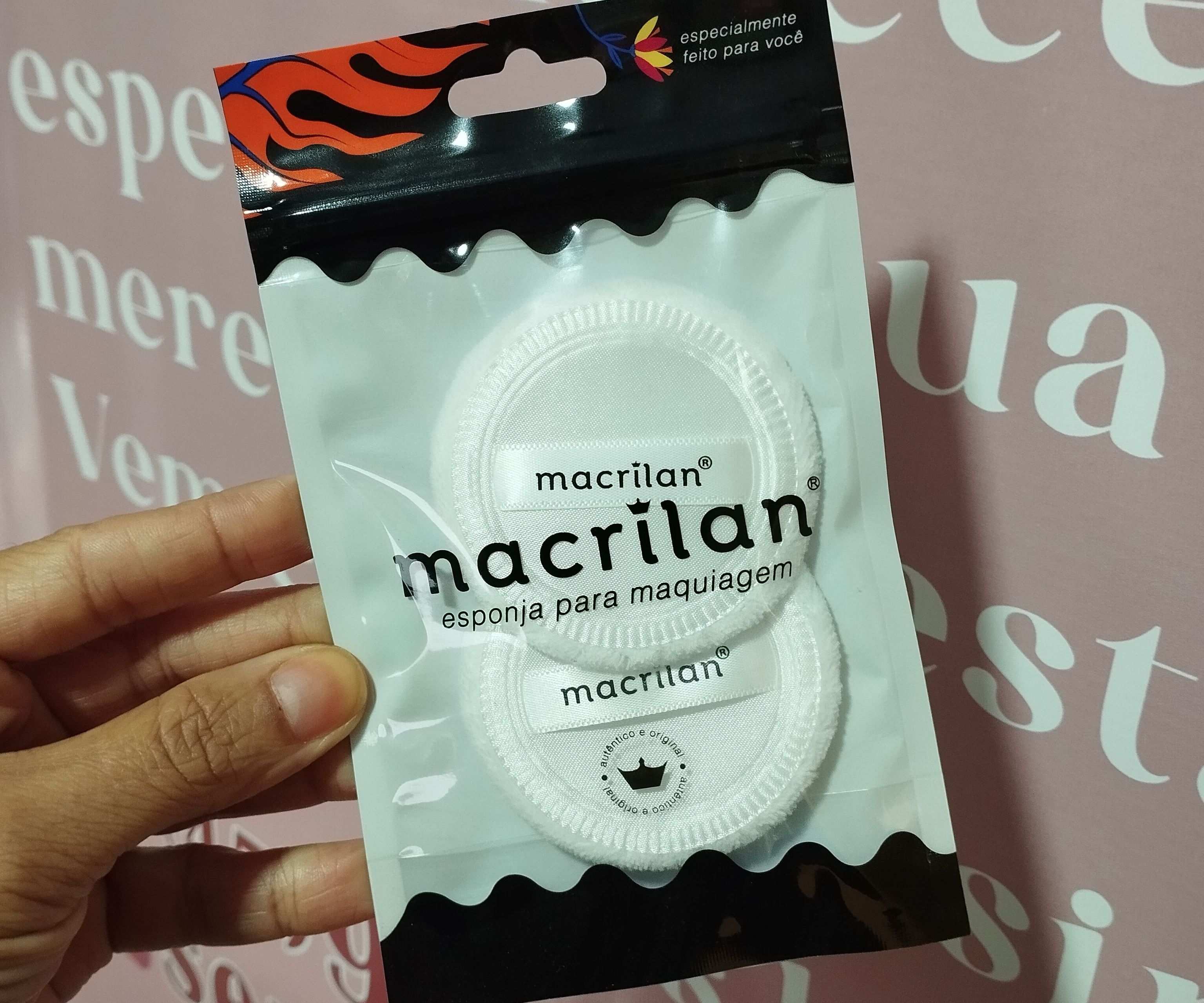 Esponja para pó Macrilan