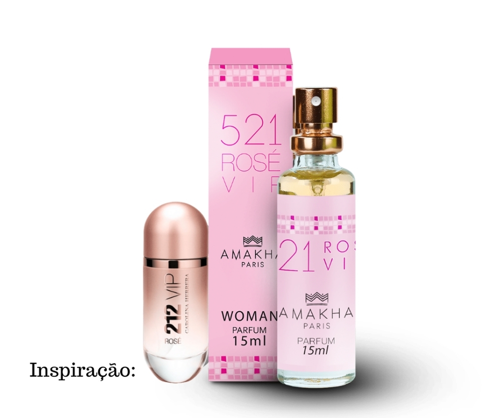 Perfume Feminino 521 Vip Rosé 15ml