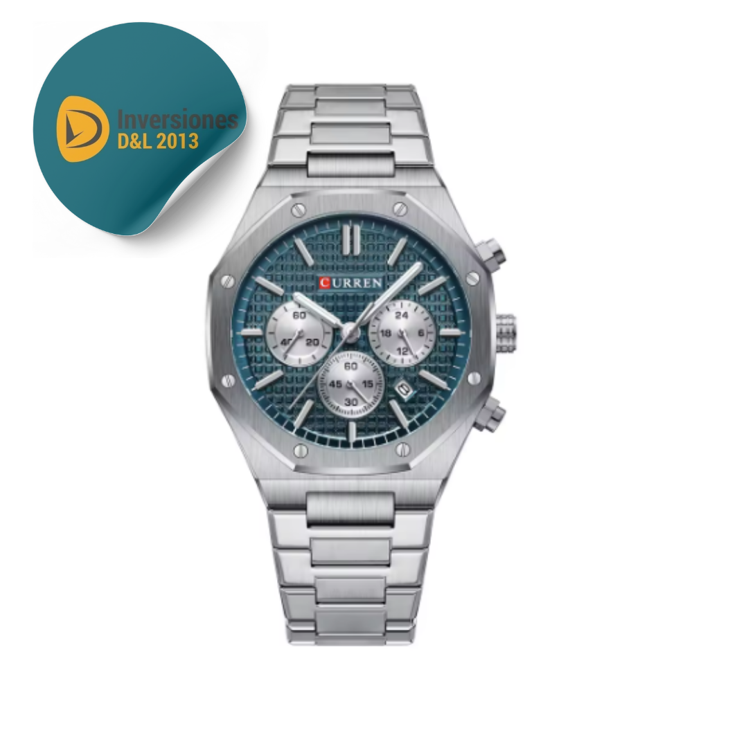 Curren Estilo Verde Plata