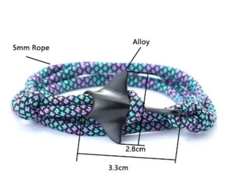 Pulsera MANTA (Roja,Blanca,azul,verde)