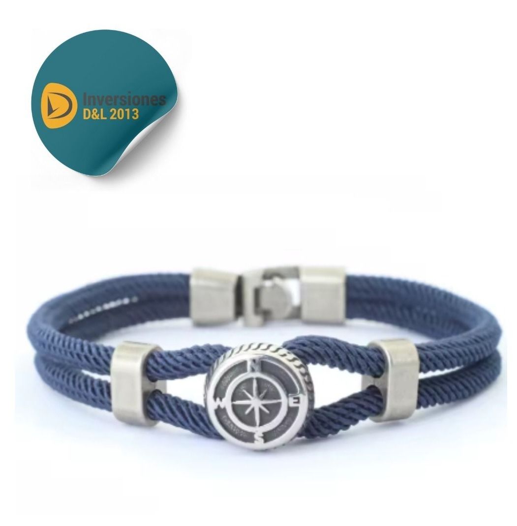 Pulsera de brújula para Hombre M 20.5cm 8.1Inch