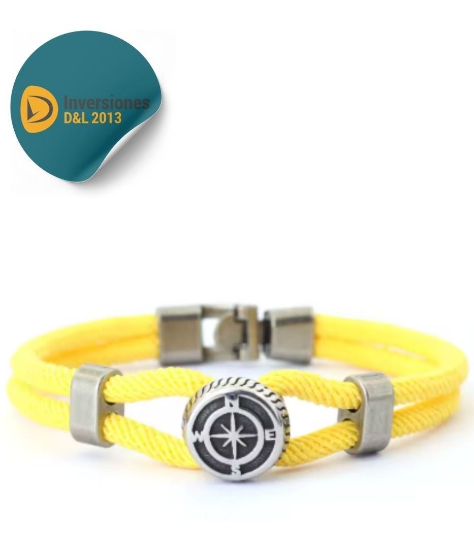 Pulsera de brújula para Hombre M 20.5cm 8.1Inch
